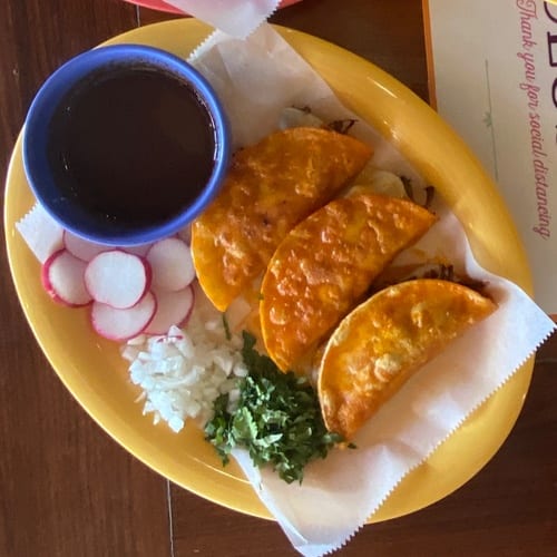 Birria Tacos Plate.